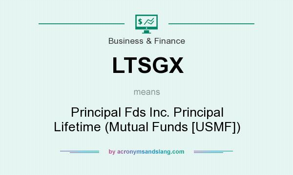 What does LTSGX mean? It stands for Principal Fds Inc. Principal Lifetime (Mutual Funds [USMF])