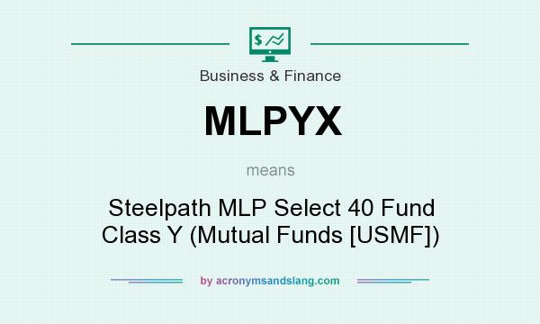 What does MLPYX mean? It stands for Steelpath MLP Select 40 Fund Class Y (Mutual Funds [USMF])