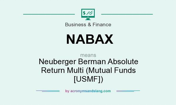 What does NABAX mean? It stands for Neuberger Berman Absolute Return Multi (Mutual Funds [USMF])