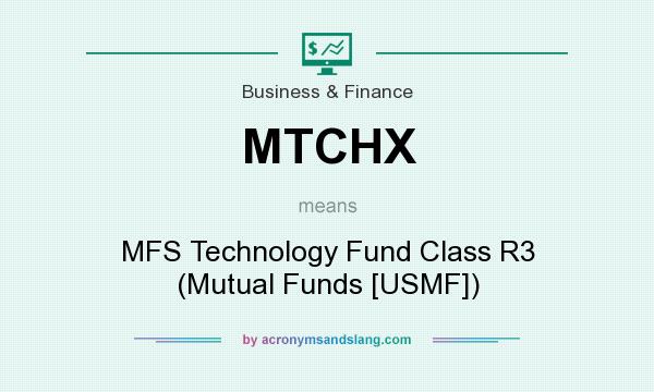 What does MTCHX mean? It stands for MFS Technology Fund Class R3 (Mutual Funds [USMF])