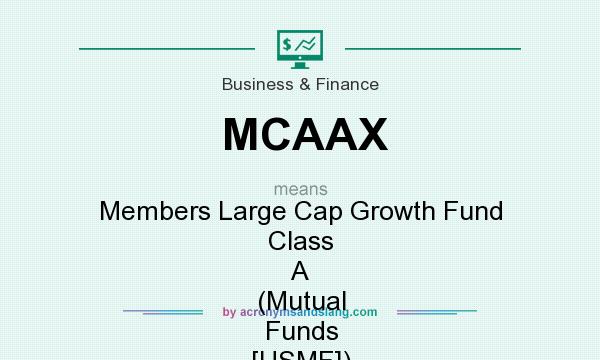 What does MCAAX mean? It stands for Members Large Cap Growth Fund Class A (Mutual Funds [USMF])