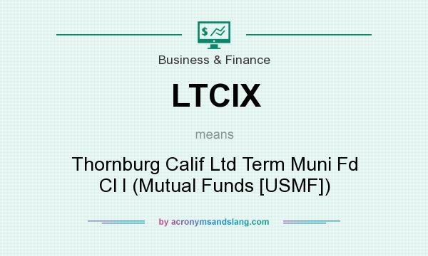 What does LTCIX mean? It stands for Thornburg Calif Ltd Term Muni Fd Cl I (Mutual Funds [USMF])