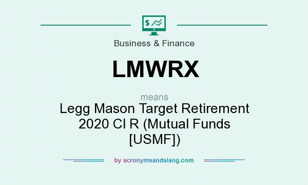What does LMWRX mean? It stands for Legg Mason Target Retirement 2020 Cl R (Mutual Funds [USMF])