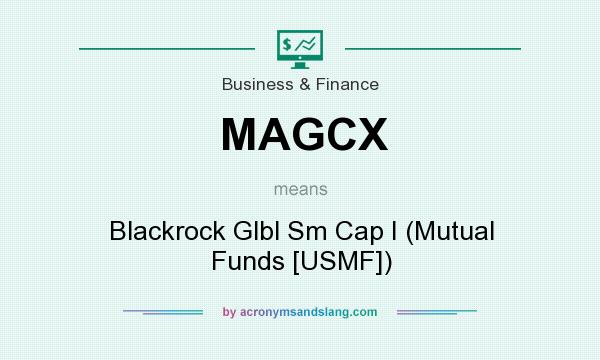 What does MAGCX mean? It stands for Blackrock Glbl Sm Cap I (Mutual Funds [USMF])