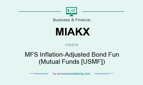 What does MIAKX mean? It stands for MFS Inflation-Adjusted Bond Fun (Mutual Funds [USMF])