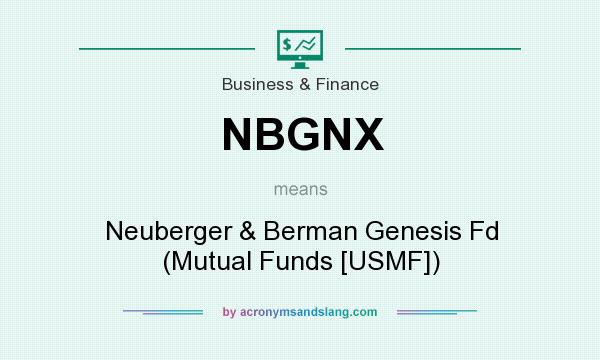 What does NBGNX mean? It stands for Neuberger & Berman Genesis Fd (Mutual Funds [USMF])