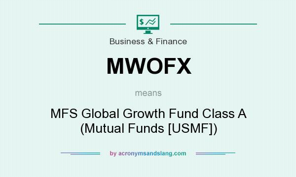 What does MWOFX mean? It stands for MFS Global Growth Fund Class A (Mutual Funds [USMF])