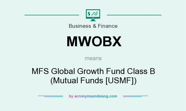 What does MWOBX mean? It stands for MFS Global Growth Fund Class B (Mutual Funds [USMF])