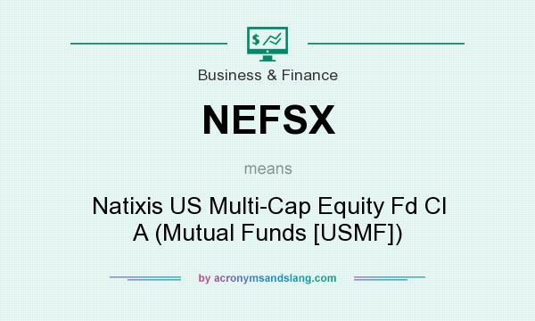 What does NEFSX mean? It stands for Natixis US Multi-Cap Equity Fd Cl A (Mutual Funds [USMF])