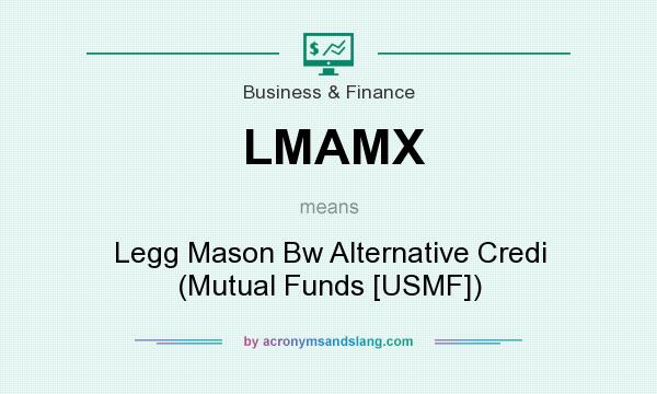 What does LMAMX mean? It stands for Legg Mason Bw Alternative Credi (Mutual Funds [USMF])