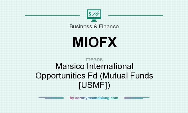 What does MIOFX mean? It stands for Marsico International Opportunities Fd (Mutual Funds [USMF])