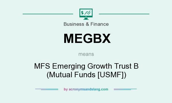 What does MEGBX mean? It stands for MFS Emerging Growth Trust B (Mutual Funds [USMF])