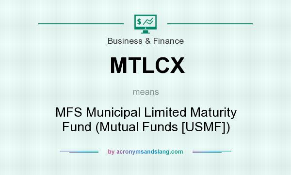 What does MTLCX mean? It stands for MFS Municipal Limited Maturity Fund (Mutual Funds [USMF])