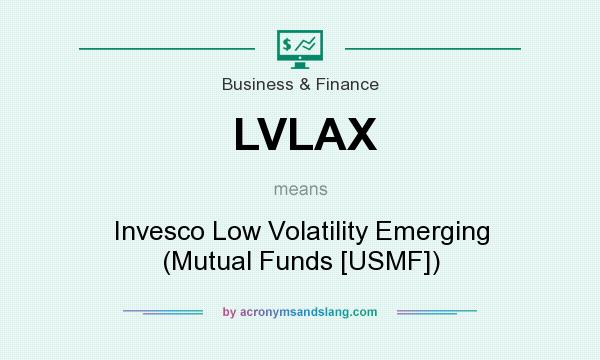 What does LVLAX mean? It stands for Invesco Low Volatility Emerging (Mutual Funds [USMF])