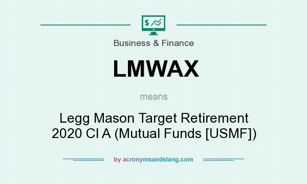 What does LMWAX mean? It stands for Legg Mason Target Retirement 2020 Cl A (Mutual Funds [USMF])