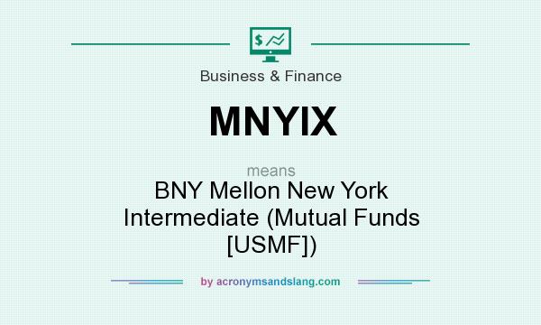 What does MNYIX mean? It stands for BNY Mellon New York Intermediate (Mutual Funds [USMF])