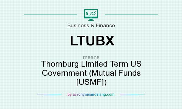 What does LTUBX mean? It stands for Thornburg Limited Term US Government (Mutual Funds [USMF])