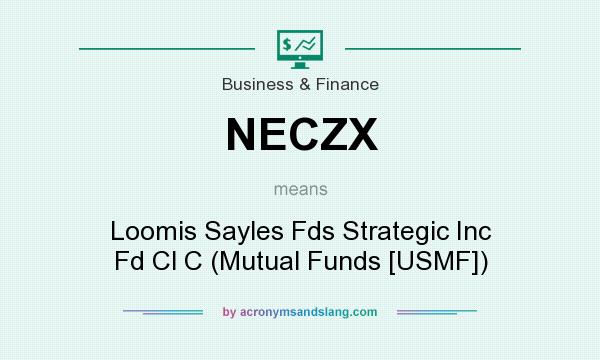 What does NECZX mean? It stands for Loomis Sayles Fds Strategic Inc Fd Cl C (Mutual Funds [USMF])