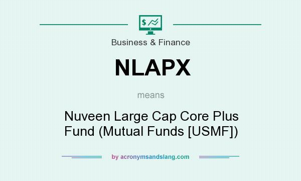 What does NLAPX mean? It stands for Nuveen Large Cap Core Plus Fund (Mutual Funds [USMF])