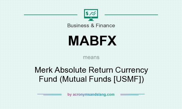 What does MABFX mean? It stands for Merk Absolute Return Currency Fund (Mutual Funds [USMF])