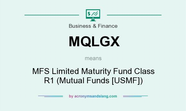 What does MQLGX mean? It stands for MFS Limited Maturity Fund Class R1 (Mutual Funds [USMF])
