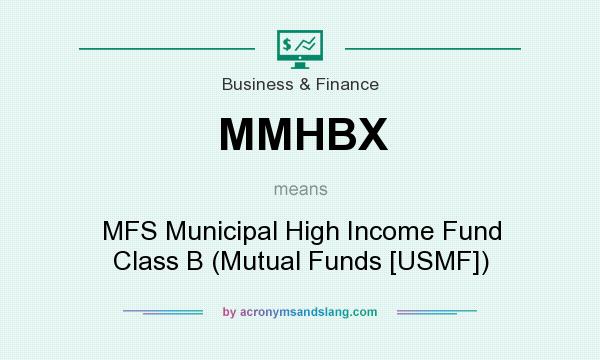 What does MMHBX mean? It stands for MFS Municipal High Income Fund Class B (Mutual Funds [USMF])