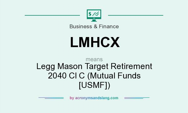 What does LMHCX mean? It stands for Legg Mason Target Retirement 2040 Cl C (Mutual Funds [USMF])