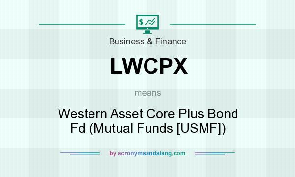 What does LWCPX mean? It stands for Western Asset Core Plus Bond Fd (Mutual Funds [USMF])