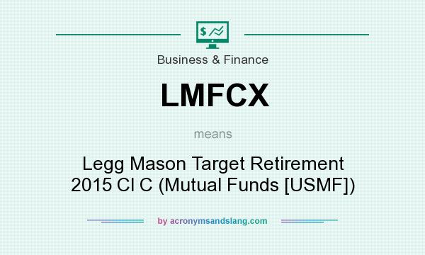What does LMFCX mean? It stands for Legg Mason Target Retirement 2015 Cl C (Mutual Funds [USMF])