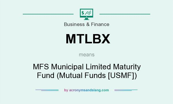 What does MTLBX mean? It stands for MFS Municipal Limited Maturity Fund (Mutual Funds [USMF])