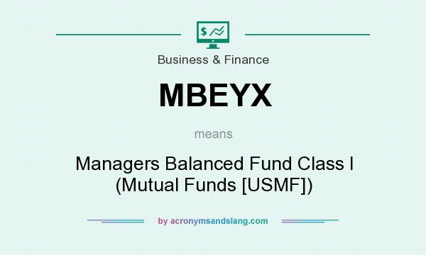 What does MBEYX mean? It stands for Managers Balanced Fund Class I (Mutual Funds [USMF])