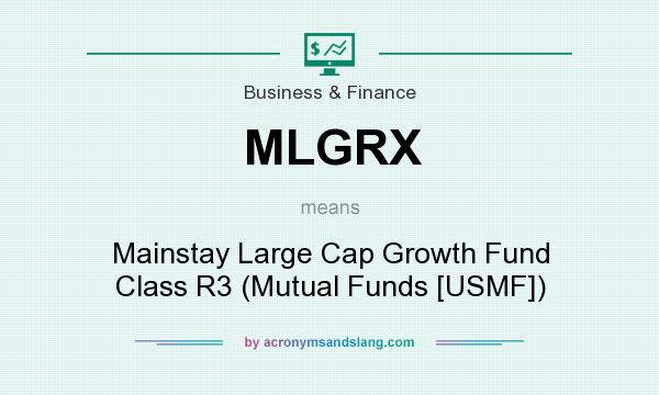 What does MLGRX mean? It stands for Mainstay Large Cap Growth Fund Class R3 (Mutual Funds [USMF])