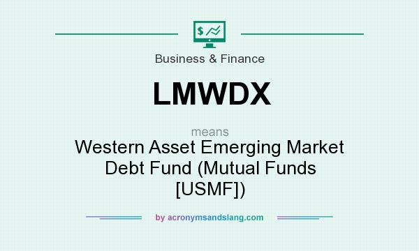 What does LMWDX mean? It stands for Western Asset Emerging Market Debt Fund (Mutual Funds [USMF])