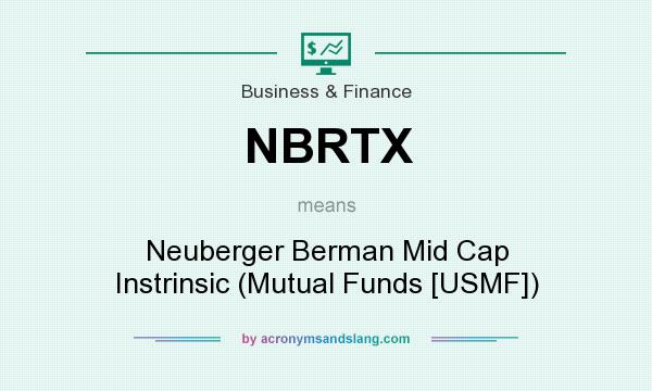 What does NBRTX mean? It stands for Neuberger Berman Mid Cap Instrinsic (Mutual Funds [USMF])