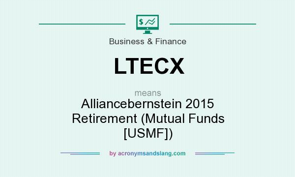 What does LTECX mean? It stands for Alliancebernstein 2015 Retirement (Mutual Funds [USMF])