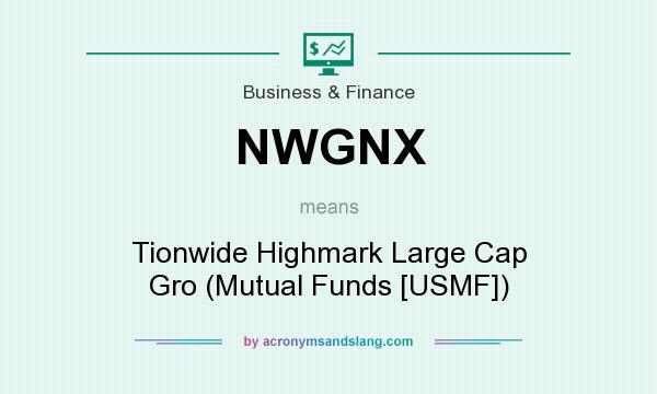 What does NWGNX mean? It stands for Tionwide Highmark Large Cap Gro (Mutual Funds [USMF])