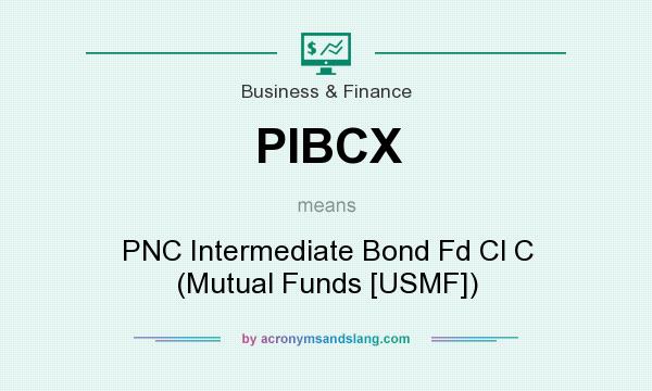 What does PIBCX mean? It stands for PNC Intermediate Bond Fd Cl C (Mutual Funds [USMF])