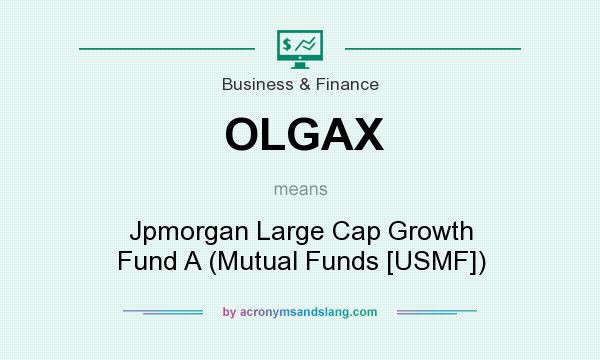 What does OLGAX mean? It stands for Jpmorgan Large Cap Growth Fund A (Mutual Funds [USMF])