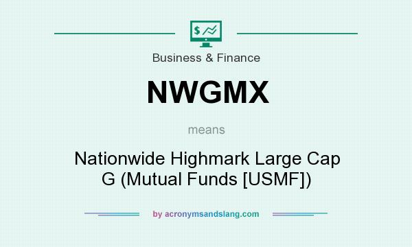 What does NWGMX mean? It stands for Nationwide Highmark Large Cap G (Mutual Funds [USMF])
