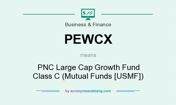 What does PEWCX mean? It stands for PNC Large Cap Growth Fund Class C (Mutual Funds [USMF])
