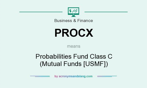 What does PROCX mean? It stands for Probabilities Fund Class C (Mutual Funds [USMF])
