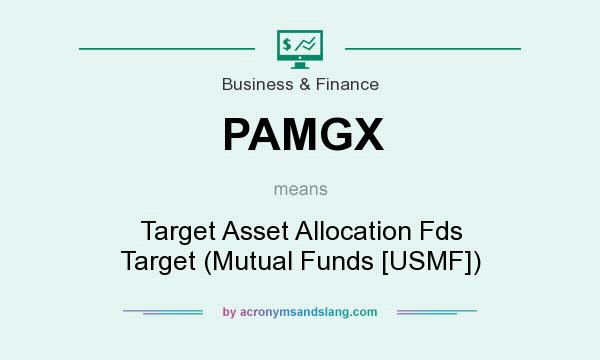 What does PAMGX mean? It stands for Target Asset Allocation Fds Target (Mutual Funds [USMF])