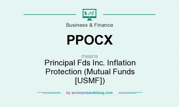 What does PPOCX mean? It stands for Principal Fds Inc. Inflation Protection (Mutual Funds [USMF])