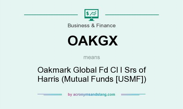 What does OAKGX mean? It stands for Oakmark Global Fd Cl I Srs of Harris (Mutual Funds [USMF])