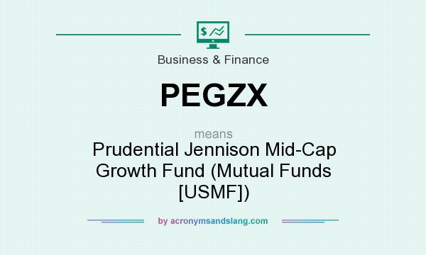 What does PEGZX mean? It stands for Prudential Jennison Mid-Cap Growth Fund (Mutual Funds [USMF])
