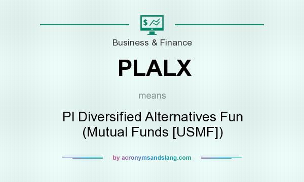 What does PLALX mean? It stands for Pl Diversified Alternatives Fun (Mutual Funds [USMF])