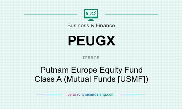 What does PEUGX mean? It stands for Putnam Europe Equity Fund Class A (Mutual Funds [USMF])