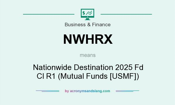 What does NWHRX mean? It stands for Nationwide Destination 2025 Fd Cl R1 (Mutual Funds [USMF])