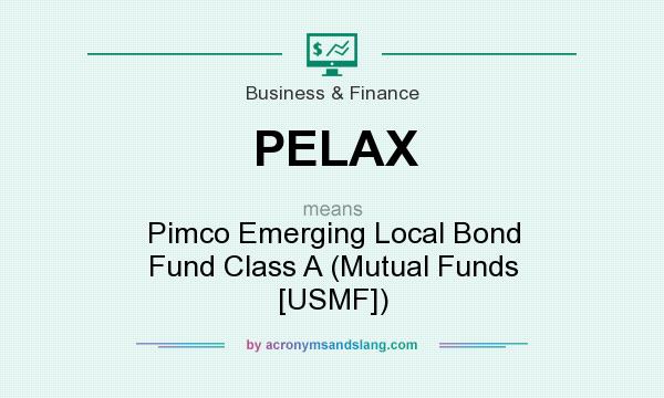 What does PELAX mean? It stands for Pimco Emerging Local Bond Fund Class A (Mutual Funds [USMF])