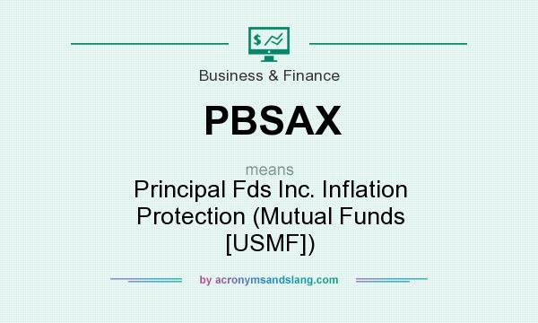 What does PBSAX mean? It stands for Principal Fds Inc. Inflation Protection (Mutual Funds [USMF])